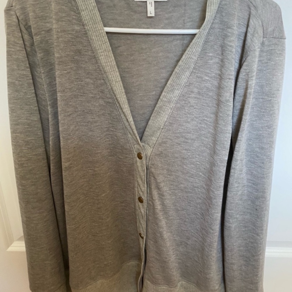Grey cardigan